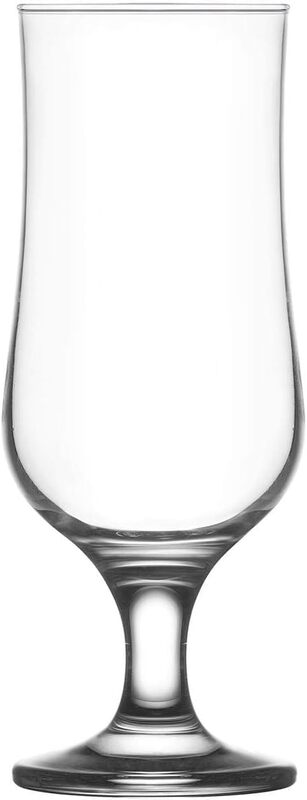 Elegant Design Glass, 385 cc -13 Oz, Trusted Brand, Attractive shape of Sparkling Drink, Smoothies, Juices, Cocktails/High-Quality Materials-Transparent