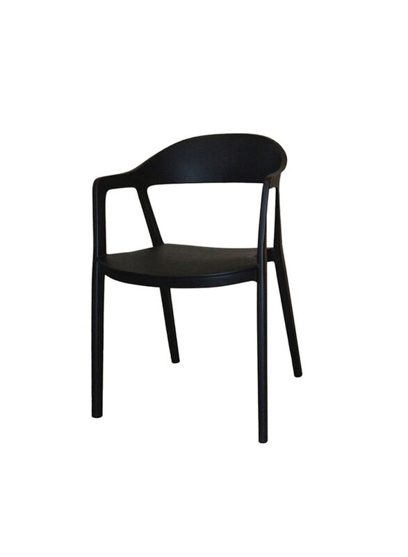 Jilphar Classical Armrest Dining Chair, Black