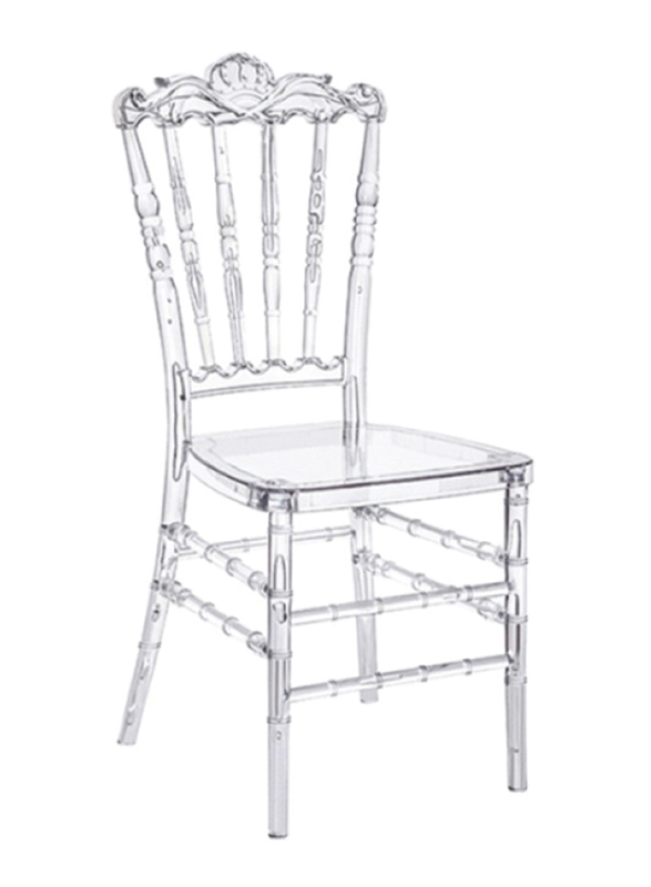 Jilphar Furniture Acrylic Stackable Chair, JP1385, Transparent