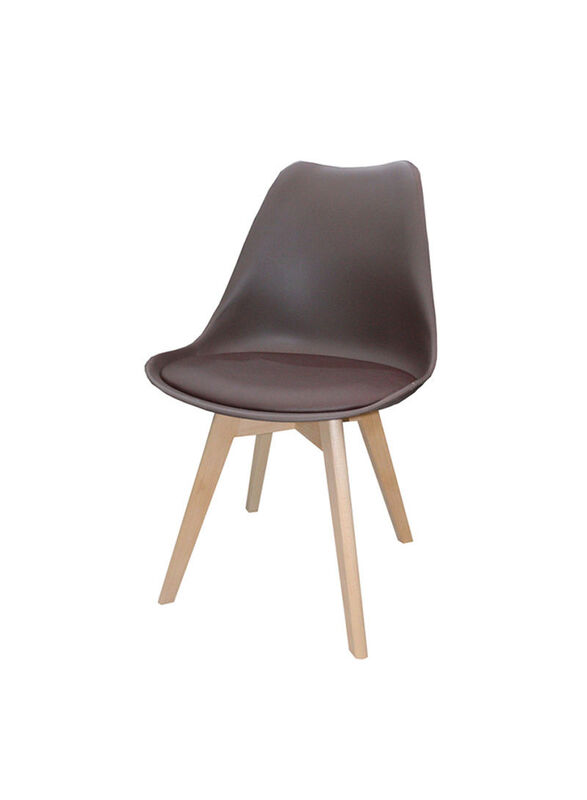 Jilphar Furniture Galaxy Design Modern Dining Chair, Brown