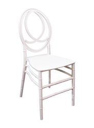 Jilphar Furniture Polypropylene Armless Dining Chair, JP1392, White