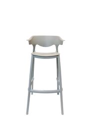 Jilphar Furniture Stackable High Quality Bar Chair, Grey