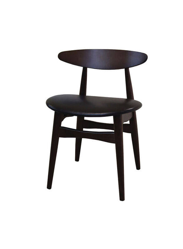 

Jilphar Furniture Premium Solid Wood Dining Chair, Black