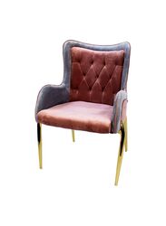 Jilphar Furniture Luxury Armchair With Backrest, Multicolour