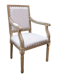 Jilphar Furniture Classical Arm Rest Dining Chair, Grey