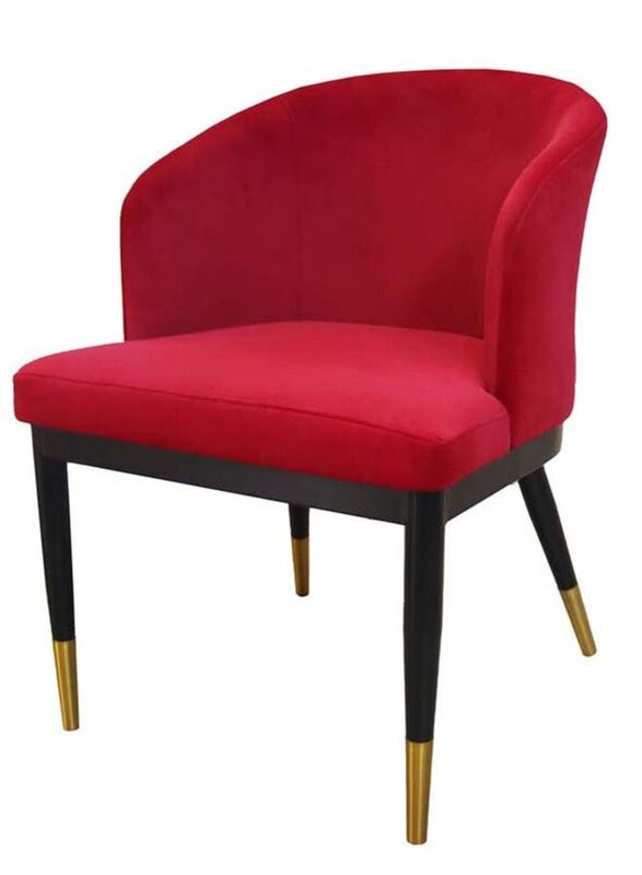 Jilphar Furniture Premium Leather Armless Chair, Red