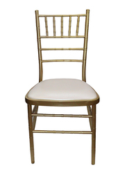 Jilphar Furniture Retro Design Wedding Chair, JP1417, Gold/White