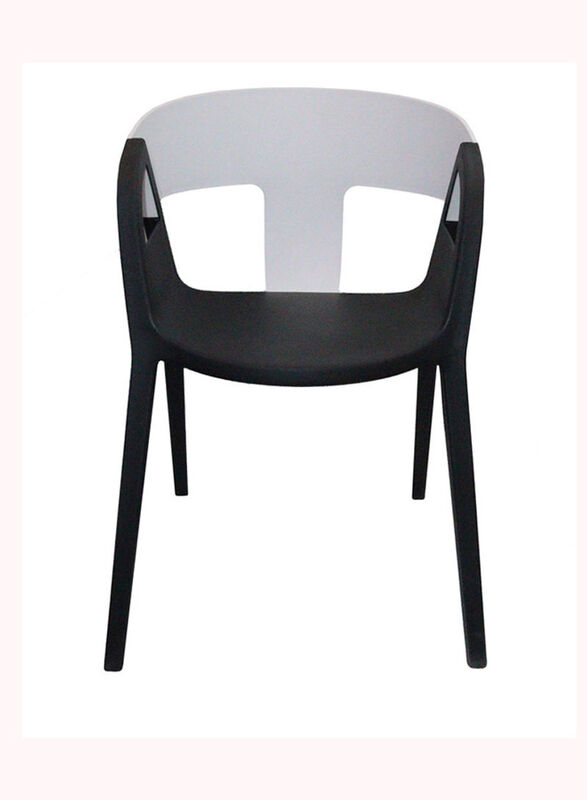 Jilphar Furniture Modern Style With Armrest Fiber Plastic Chair, Beige