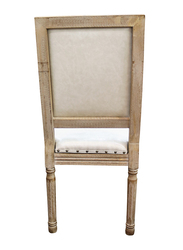 Jilphar Furniture Classical Solid Wood Armless Dining Chair, White