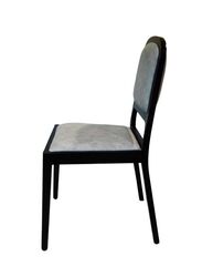 Jilphar Furniture Comfortable Dining Chair, Grey/Black
