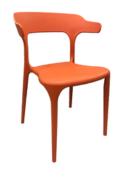 Jilphar Furniture Polypropylene Chair, Orange