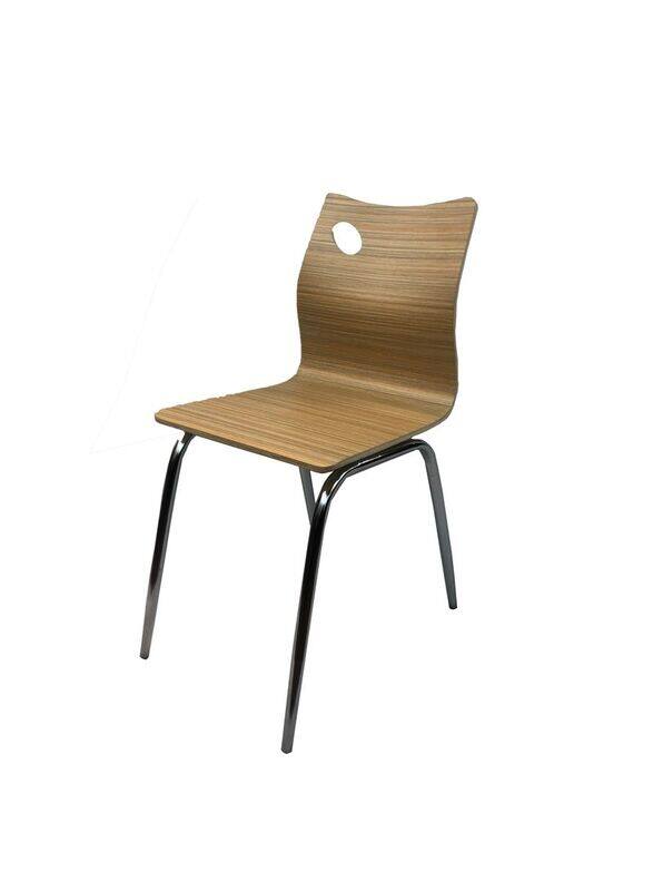 

Jilphar Furniture Jilphar Solid Back Dining Chairs, Brown