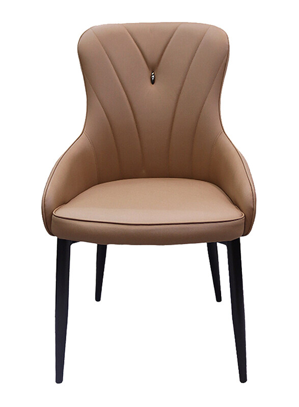 Jilphar Furniture Unique Design Dining Chair, Brown