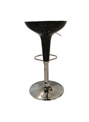 Jilphar Furniture Adjustable Bar Stool, Black