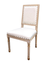 Jilphar Furniture Classical Solid Wood Armless Dining Chair, White