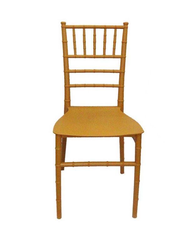 Jilphar Furniture Armless Dining Chair, Yellow