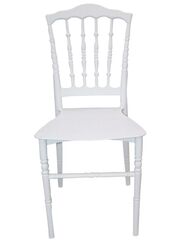 Jilphar Furniture Classical Armless Dining Chair, White