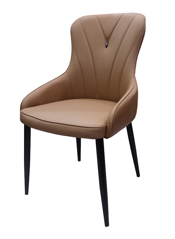Jilphar Furniture Unique Design Dining Chair, Brown