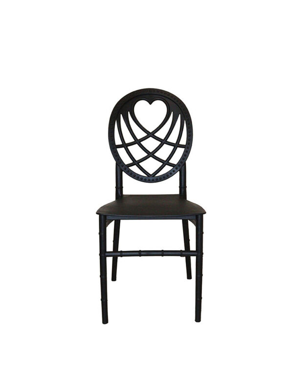 Jilphar Furniture Modern Armless Dining Chair, Black