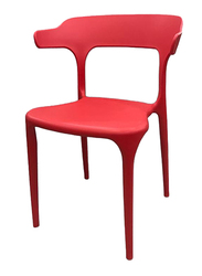 Jilphar Furniture Polypropylene Chair, Red