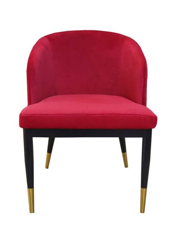 Jilphar Furniture Premium Leather Armless Chair, Red