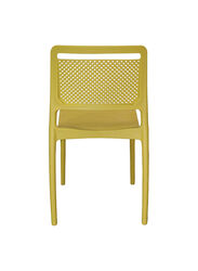 Jilphar Classical Fibre Plastic Dining Chair, Gold