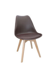 Jilphar Furniture Galaxy Design Modern Dining Chair, Brown