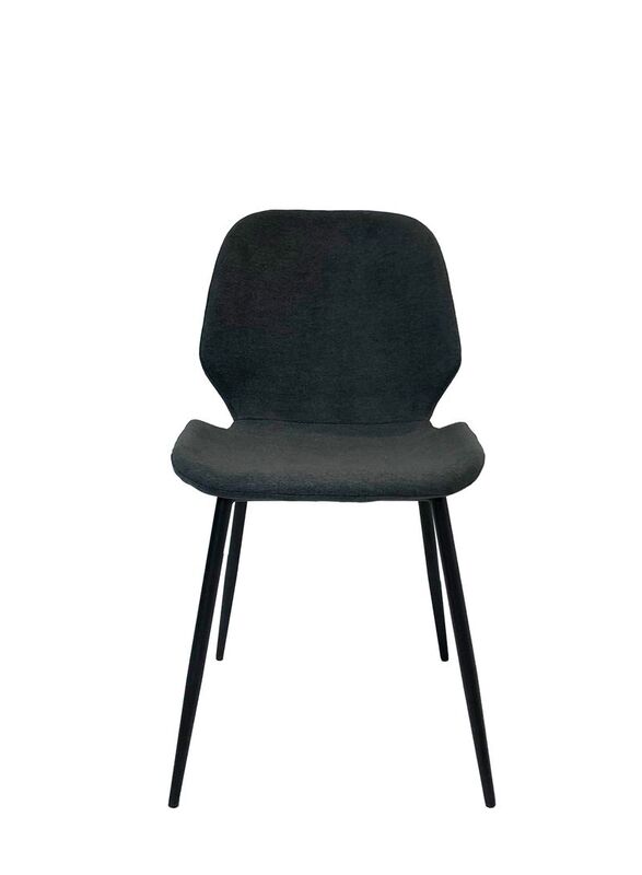 Jilphar Furniture Dining Fabric Chair, Grey