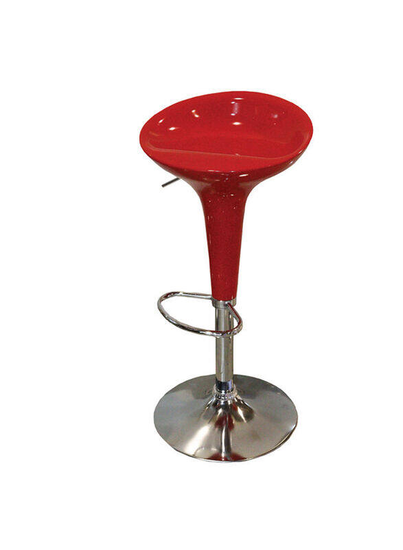 

Jilphar Furniture Adjustable Bar Stool, Red