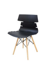 Jilphar Furniture Modern Sling Designed Chair, Black