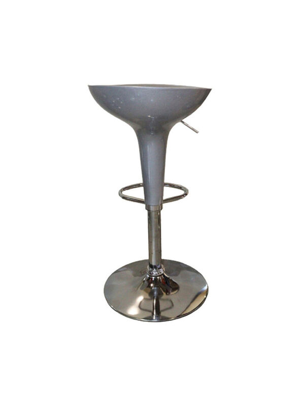 Jilphar Furniture Adjustable Bar Stool, Silver