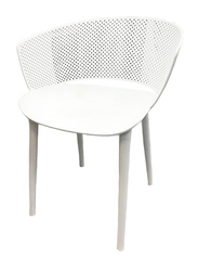 Jilphar Furniture Classical Fiber Plastic Dining Chair, White