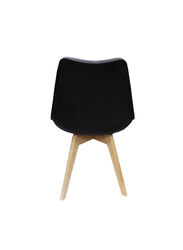 Jilphar Furniture Galaxy Design Modern Dining Chair, Black