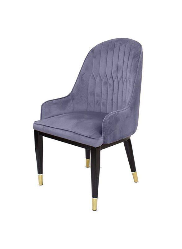 

Jilphar Furniture Velvet Arm Chair, Lavender