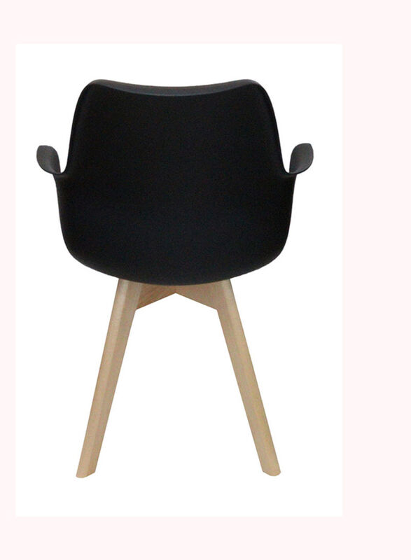 Jilphar Furniture Galaxy Design Armless Dining Chair, Black