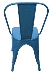 Jilphar Furniture Modern Light Weight Metal Bar Stool, Blue