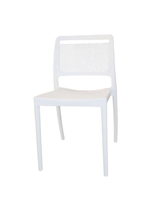 Jilphar Furniture Classical Fiber Plastic Dining Chair, White