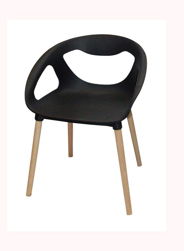 

Jilphar Furniture Modern Light Weight Dining Chair, Black