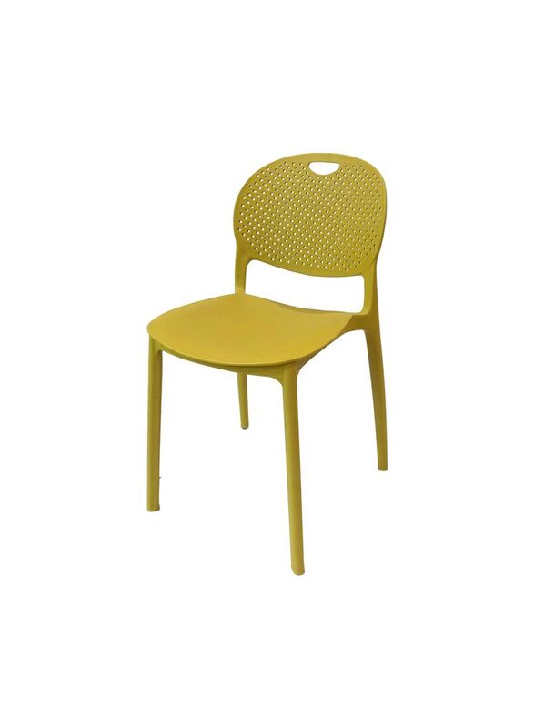 

Jilphar Furniture Stackable Armless Styled Dining Chair for Restaurant, Yellow