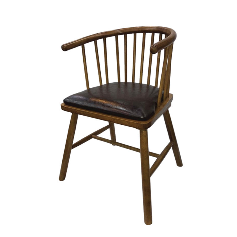 Jilphar Furniture Retro Style Dining Chair , Brown JP1361A