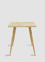 Jilphar Furniture Cafe Restaurant Dining Table Wood With Wood Legs, Beige