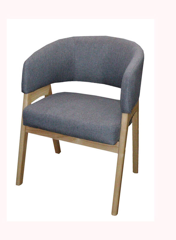 Jilphar Furniture Modern Living Room Fabric Chair, Grey