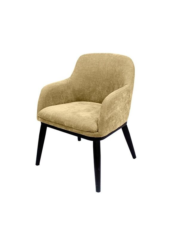 Jilphar Furniture Customized Fabric Armchair with Legs, Beige