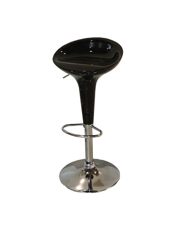 Jilphar Furniture Adjustable Bar Stool, Black