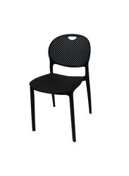Jilphar Furniture Stackable Armless Styled Dining Chair & Restaurant Chair Furniture, JP1209a, Black
