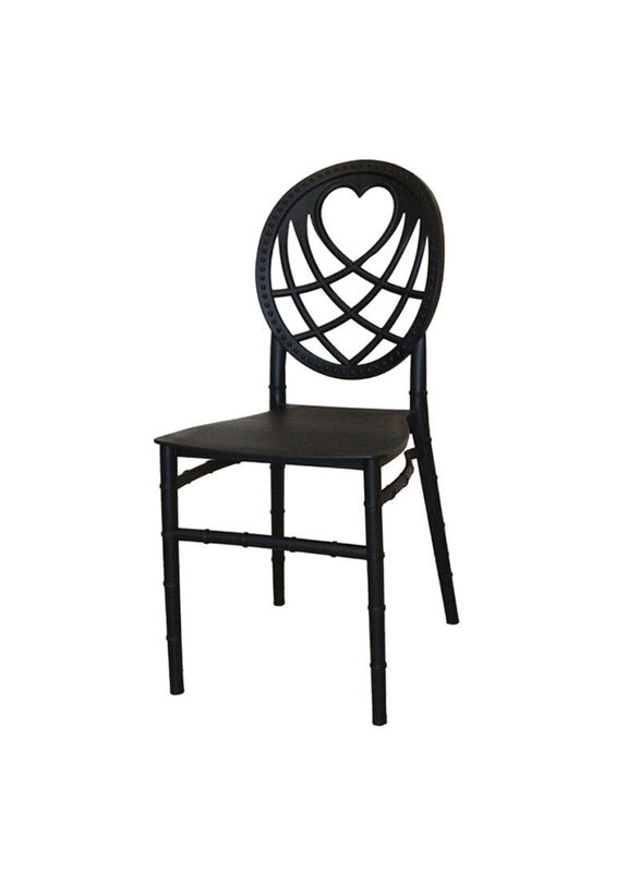 Jilphar Furniture Modern Armless Dining Chair, Black