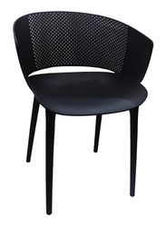 Jilphar Furniture Classical Fiber Plastic Dining Chair, Black
