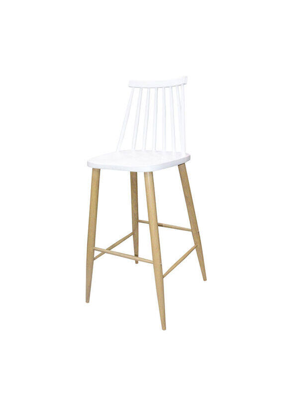 

Jilphar Furniture Jilphar Modern High Bar Chair, White