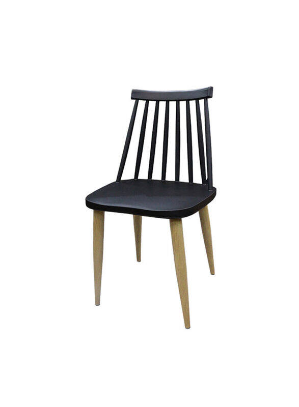 

Jilphar Furniture High Quality Armless Dining Chair with Metal Legs, Black