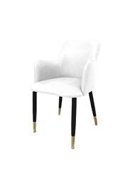 Jilphar Furniture Custom Made Leather Arm Chair, White